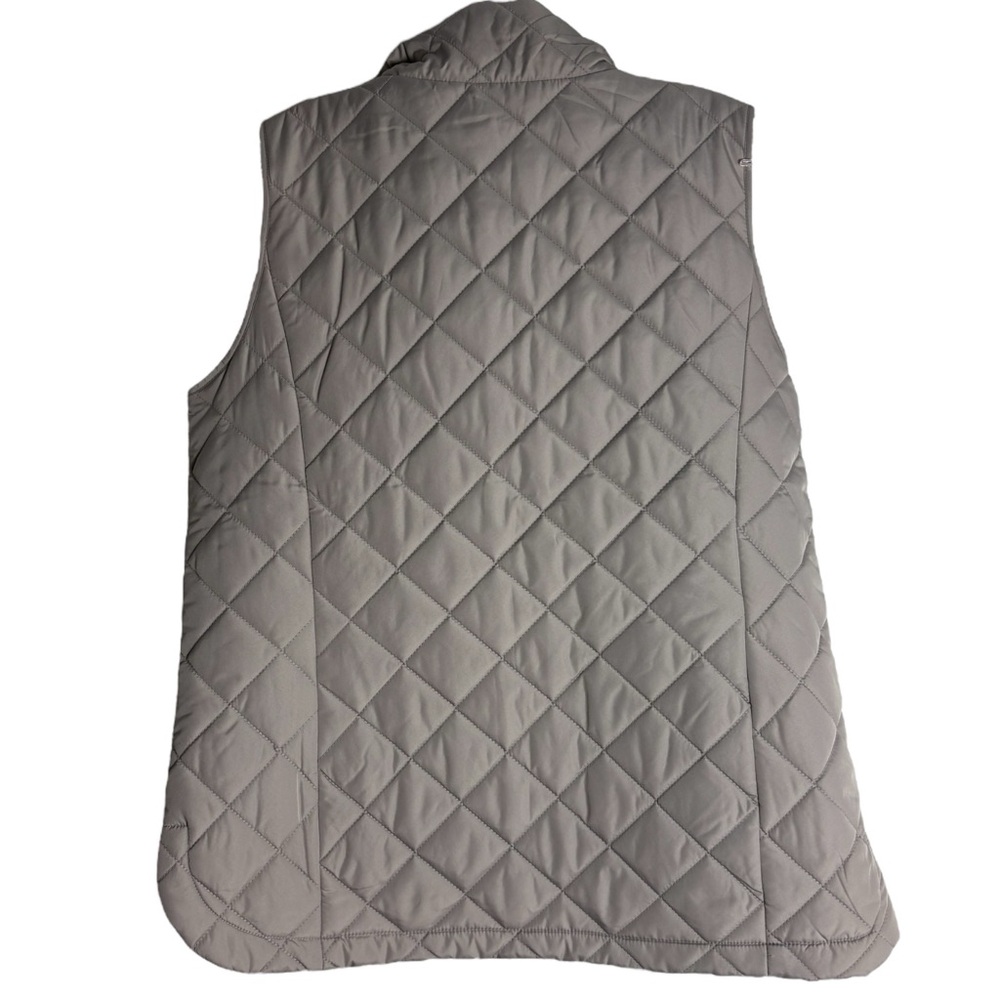LANDS" END Quilted Vest in Gray Size Small (4-6) -- PERFECT FOR FALL!!! - Picture 3 of 7